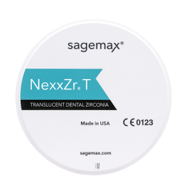 Циркониев диск Sagemax W-98-18-NT NexxZr T - бял