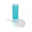 Мерителна чашка и лъжичка за алгинат - Зелен